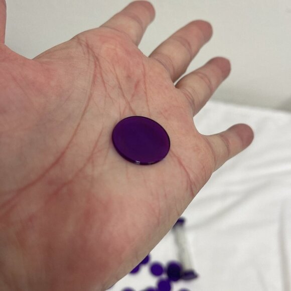 Shopkins Hedbanz Game Replacement Pieces Sand Timer Hourglass Bingo 24 Chips - Picture 2 of 4